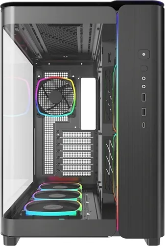Корпус Montech King 95 PRO черный без БП ATX 4x120mm 2x140mm 2xUSB3.0 1xUSB3.1 audio bott PSU