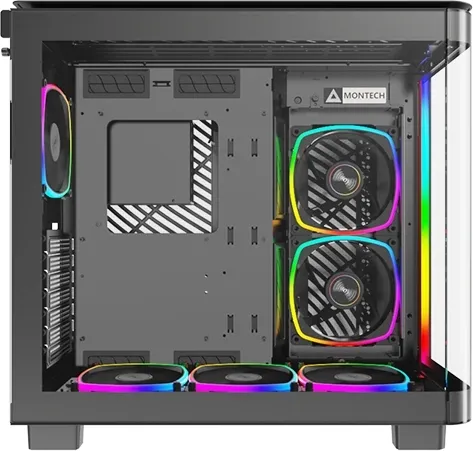 Корпус Montech King 95 PRO черный без БП ATX 4x120mm 2x140mm 2xUSB3.0 1xUSB3.1 audio bott PSU