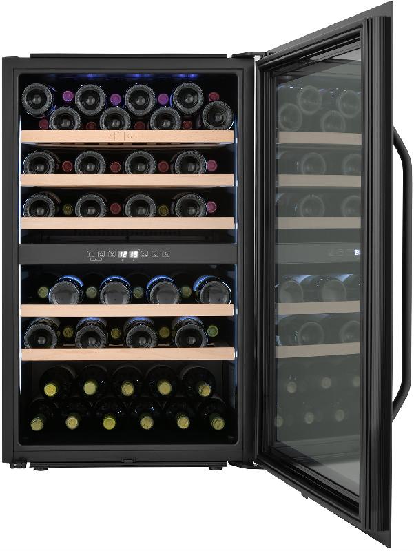 Встраиваемый винный шкаф Zugel ZCWI570DB