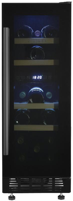 Встраиваемый винный шкаф Zugel ZCWI170DB