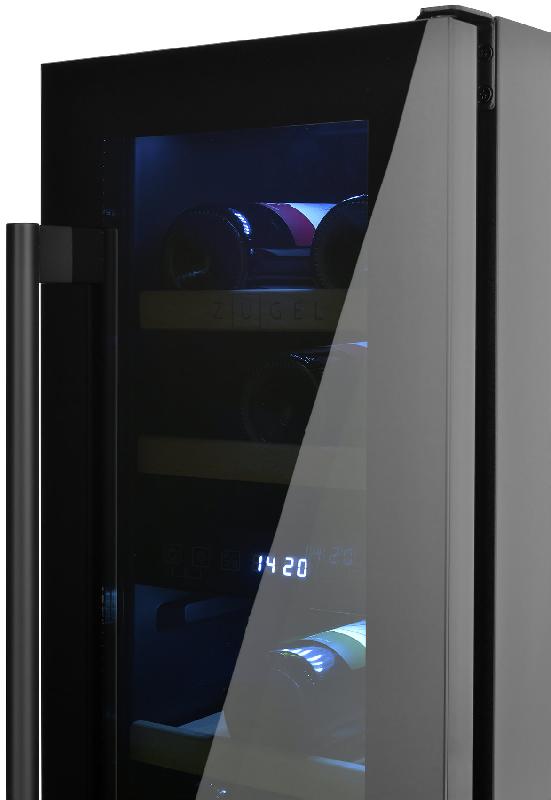Встраиваемый винный шкаф Zugel ZCWI170DB