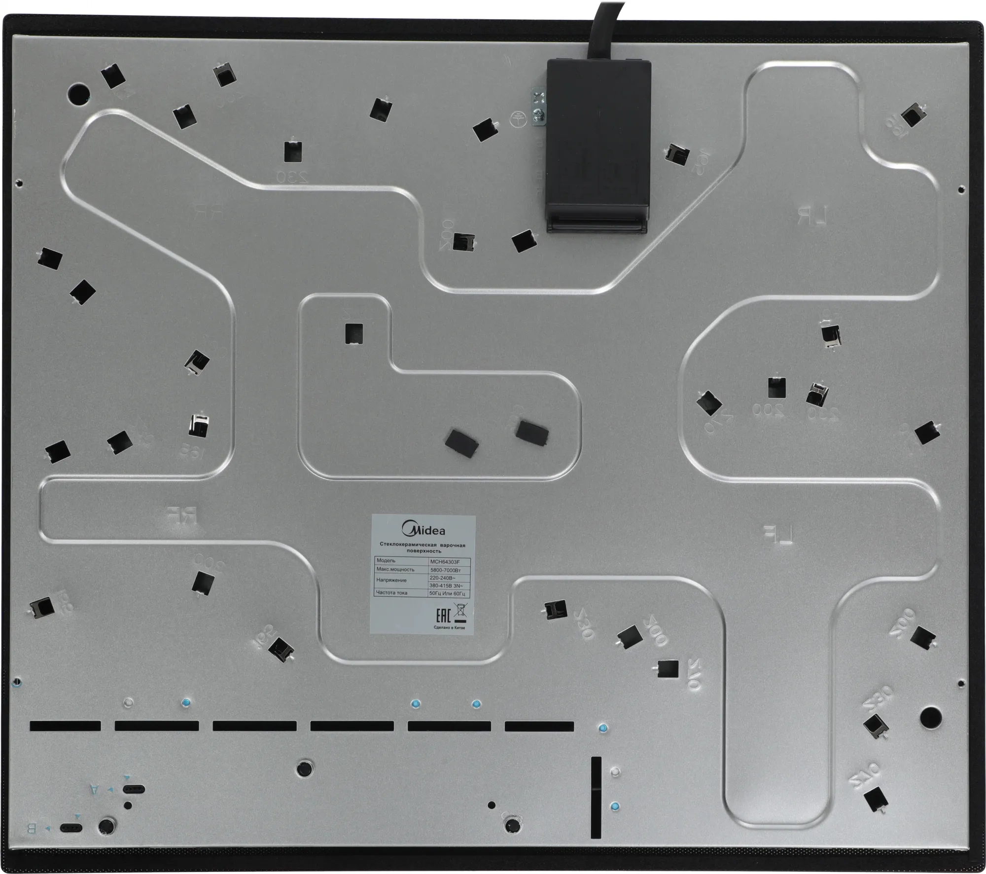 Варочная поверхность Midea MCH64303F черный/черный