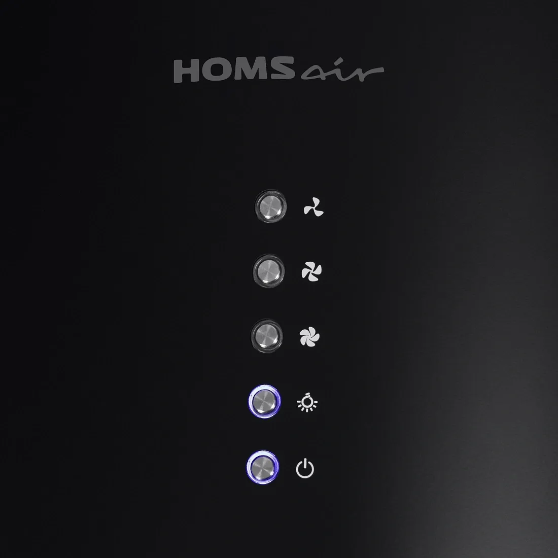 Вытяжка каминная HomsAir ART 1050IS 35 черный управление: кнопочное (1 мотор)