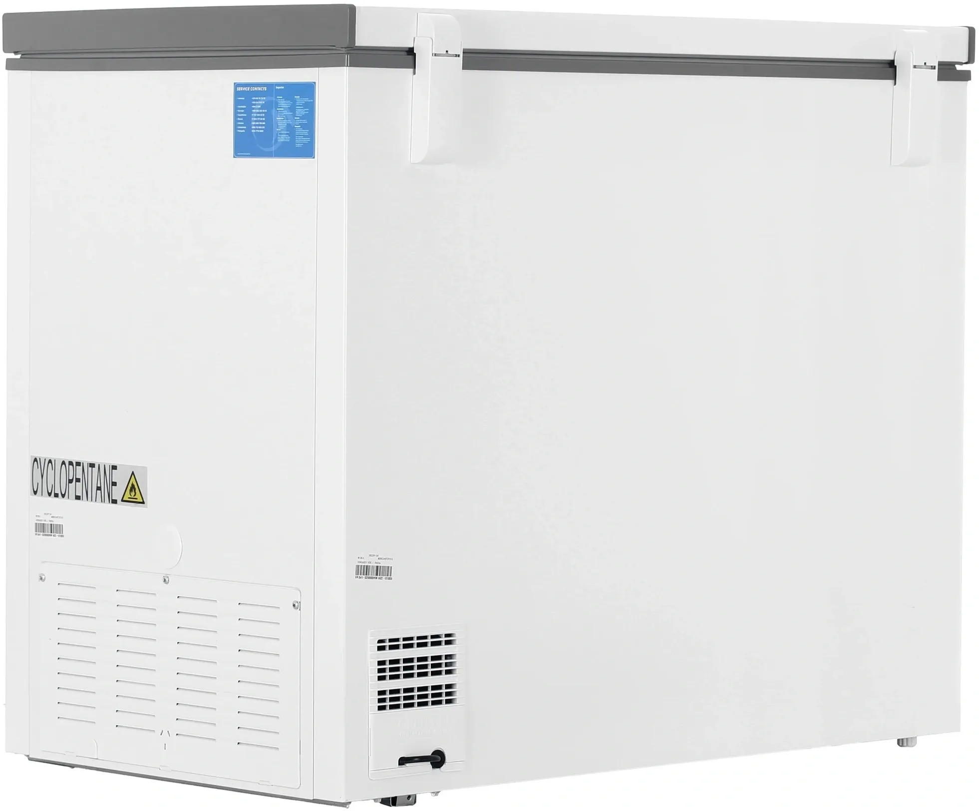 Морозильный ларь Midea MDRC345FZF01D белый 75Вт