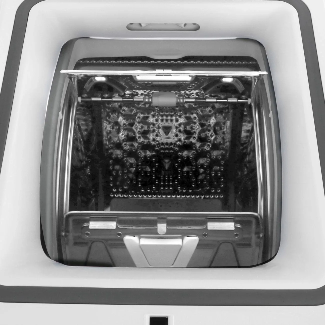 Стиральная машина Midea MF100T80BS/W-RU класс: A загр.вертикальная макс.:8кг белый инвертор