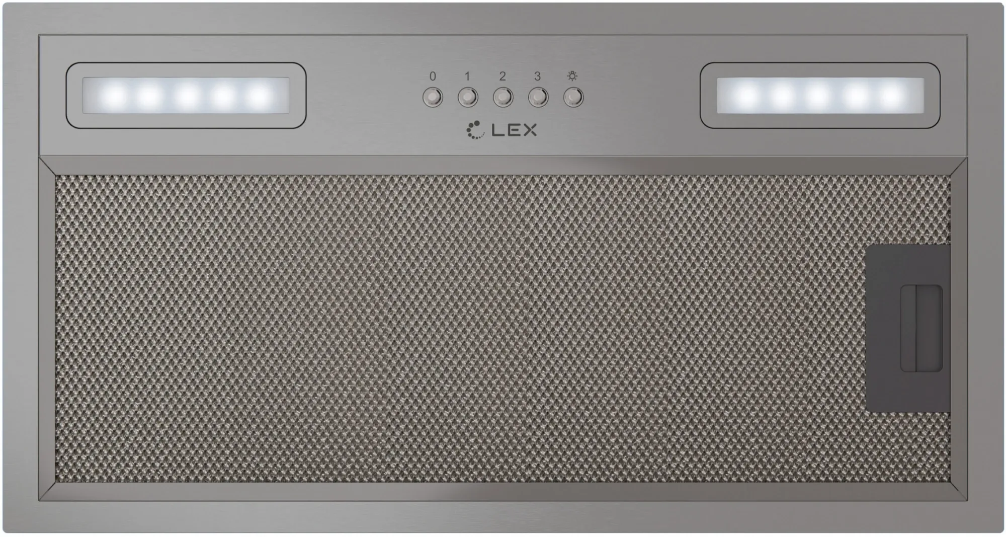 Вытяжка встраиваемая Lex Hyper 600 Inverter IX нержавеющая сталь управление: кнопочное (1 мотор)