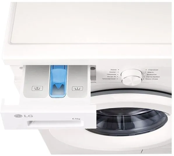 Стиральная машина LG F2Y1WS3W.ABWPCOM класс: A загр.фронтальная макс.:6.5кг белый инвертор