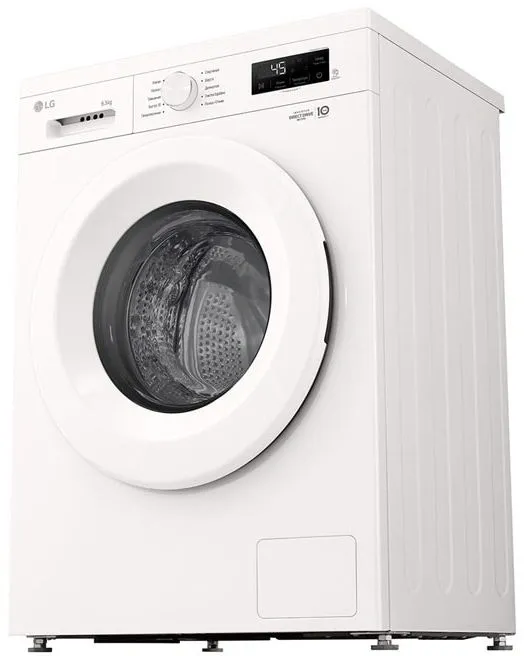 Стиральная машина LG F2Y1WS3W.ABWPCOM класс: A загр.фронтальная макс.:6.5кг белый инвертор