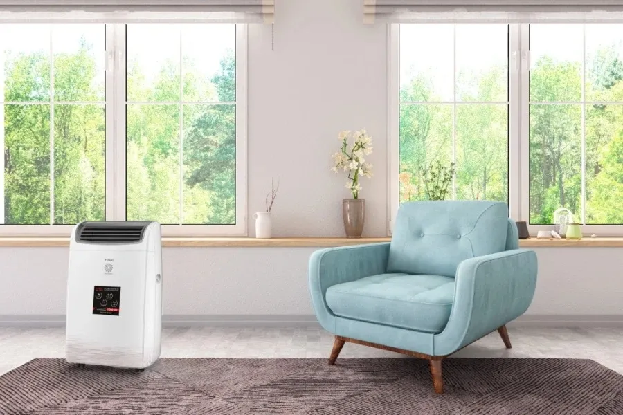 Кондиционер мобильный Funai Camomiru MAC-CM46HPN04 белый площ.32м2