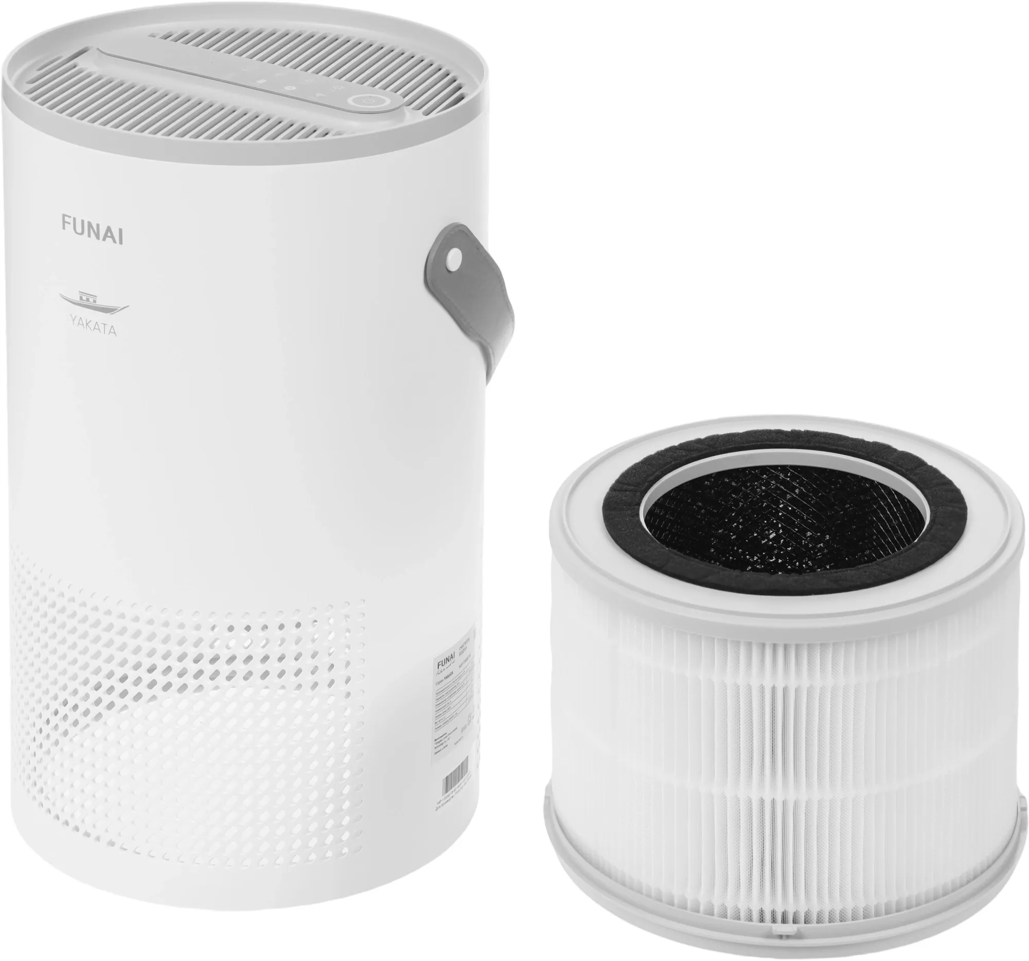 Воздухоочиститель Funai YAKATA Hap-Y300S01W 48Вт белый/серый