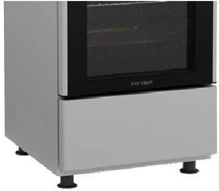 Плита газоэлектрическая NORDEN FF5403GAZk Нержавеющая сталь