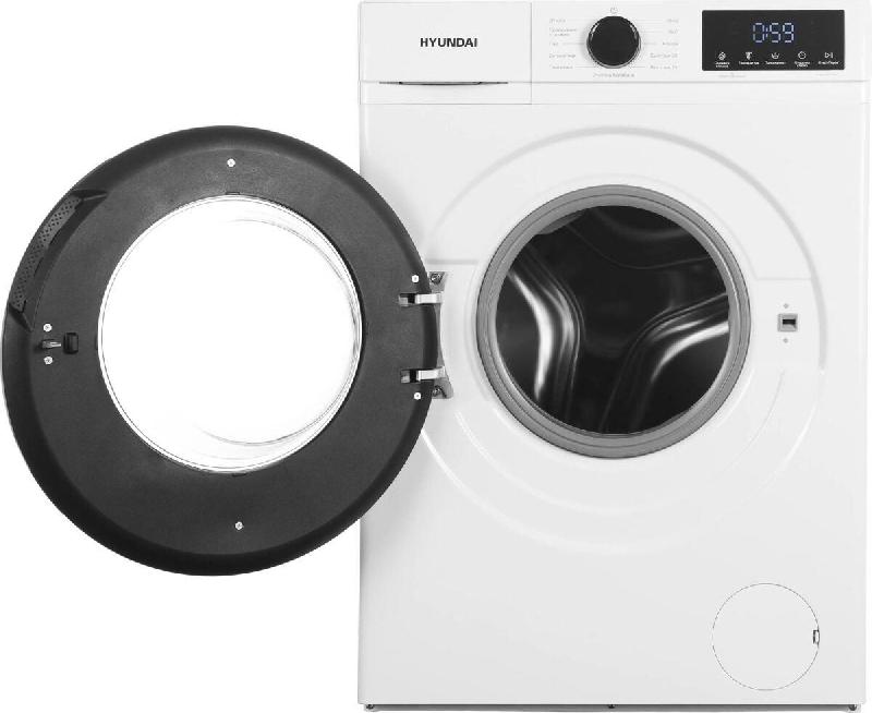 Стиральная машина Hyundai WME8212 кл.:A+++ фронт. макс.:8кг белый инвертор