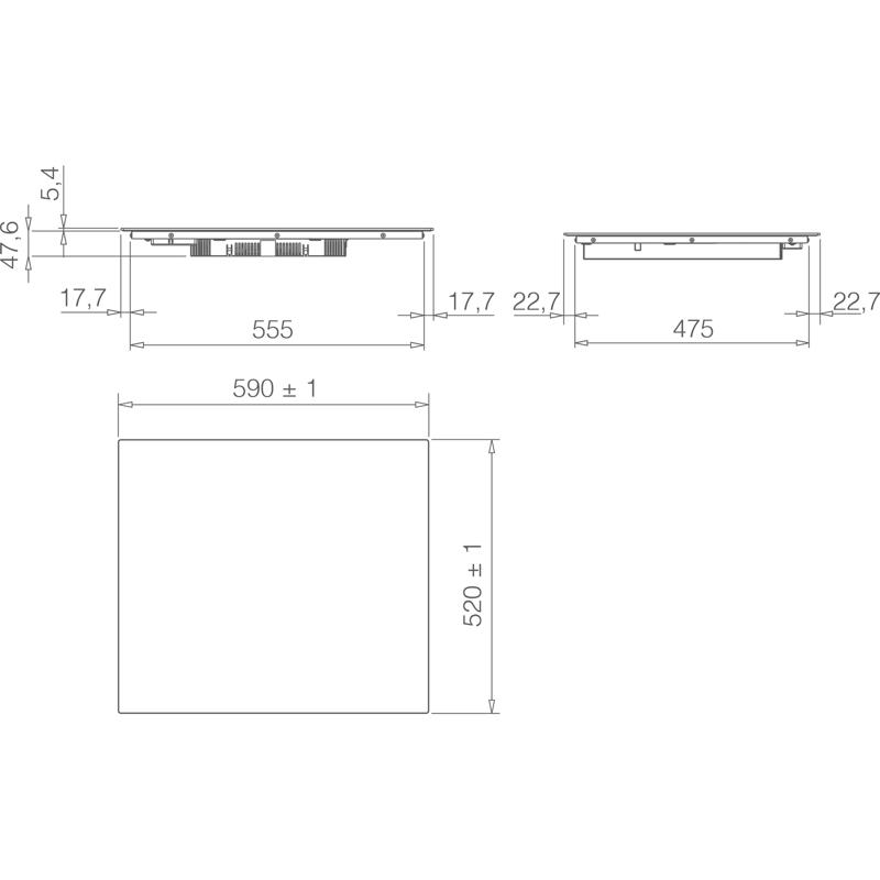 Индукционная варочная панель ELICA Ratio Connex 603 Plus (PRF0199854)