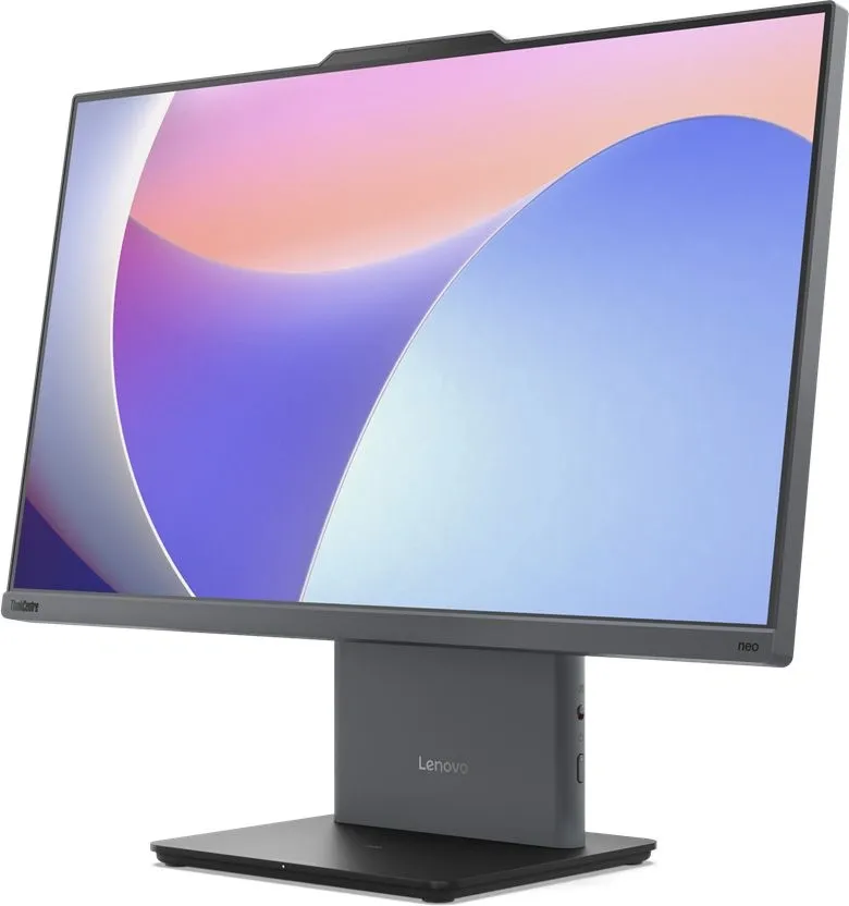 Моноблок Lenovo ThinkCentre neo 50a G5 23.8" Full HD Core 7 240H (2.5) 16Gb SSD512Gb Graphics без ОС GbitEth WiFi BT 90W клавиатура мышь Cam серый 1920x1080