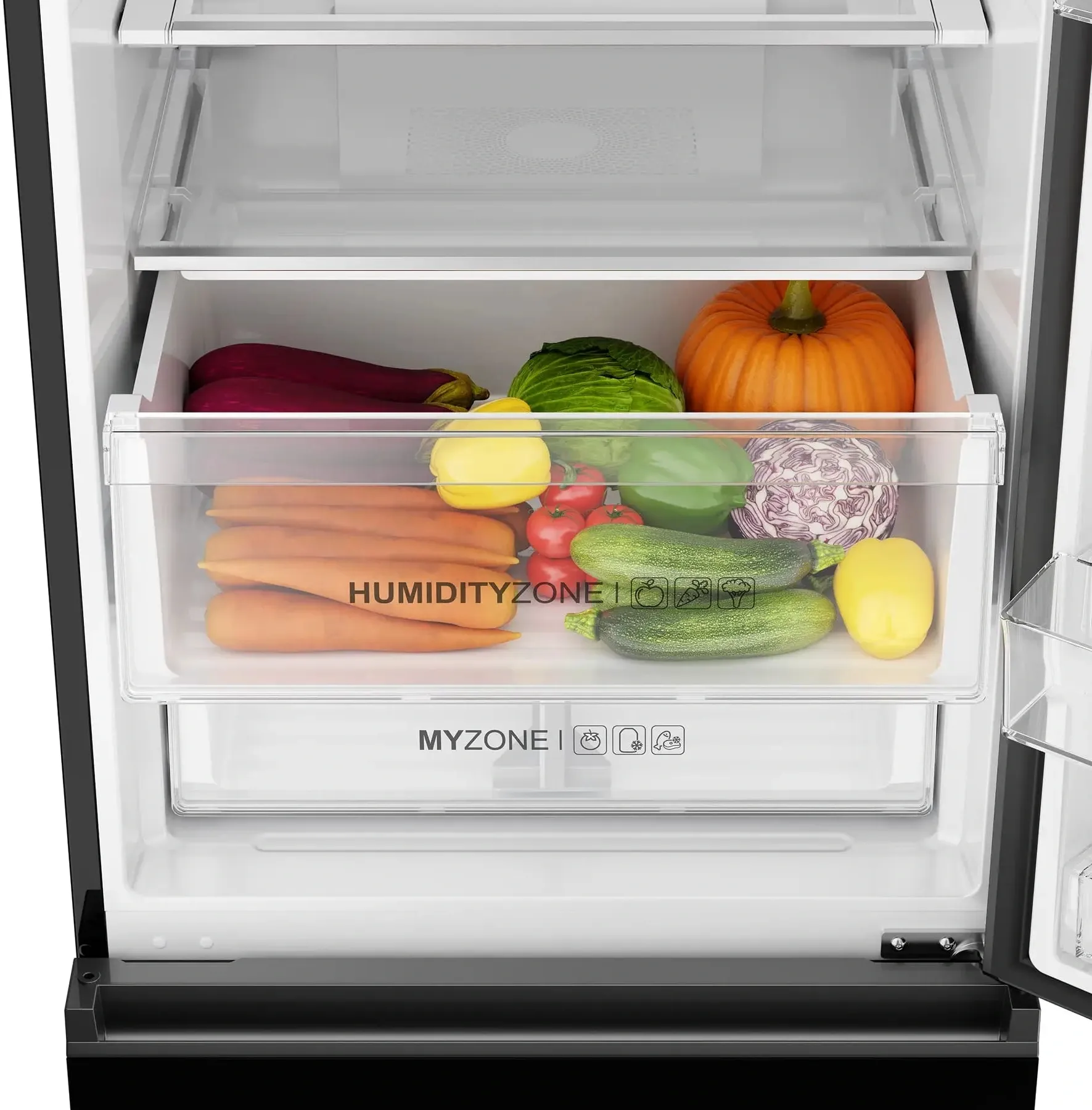 Холодильник Haier C4F640CGBGU1 2-хкамерн. черный инвертер
