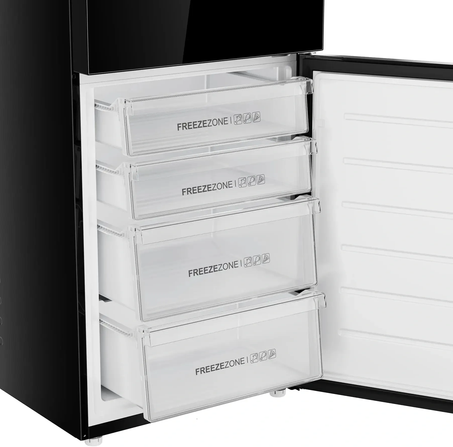Холодильник Haier C4F640CGBGU1 2-хкамерн. черный инвертер