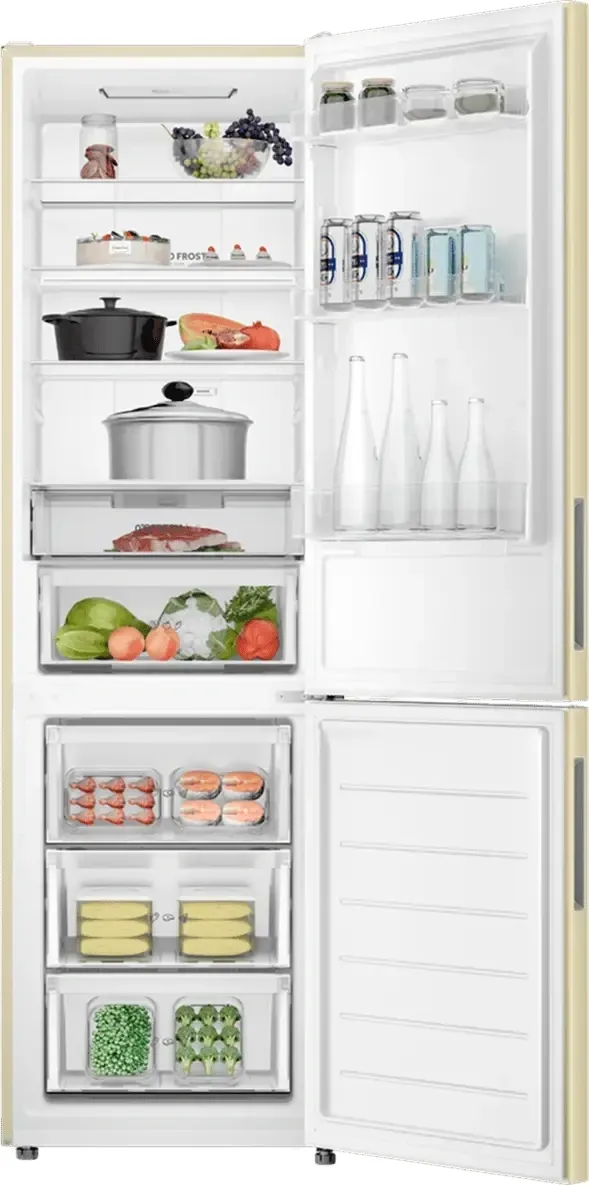 Холодильник Haier CEF538CCG 2-хкамерн. бежевый