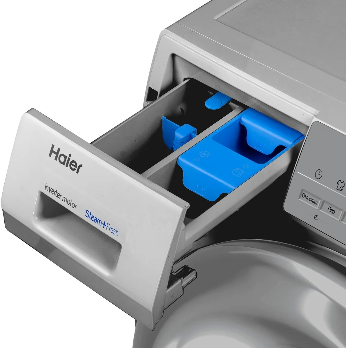 Стиральная машина Haier HW60-BP12929BSE класс: A+++ загр.фронтальная макс.:6кг серебристый инвертор