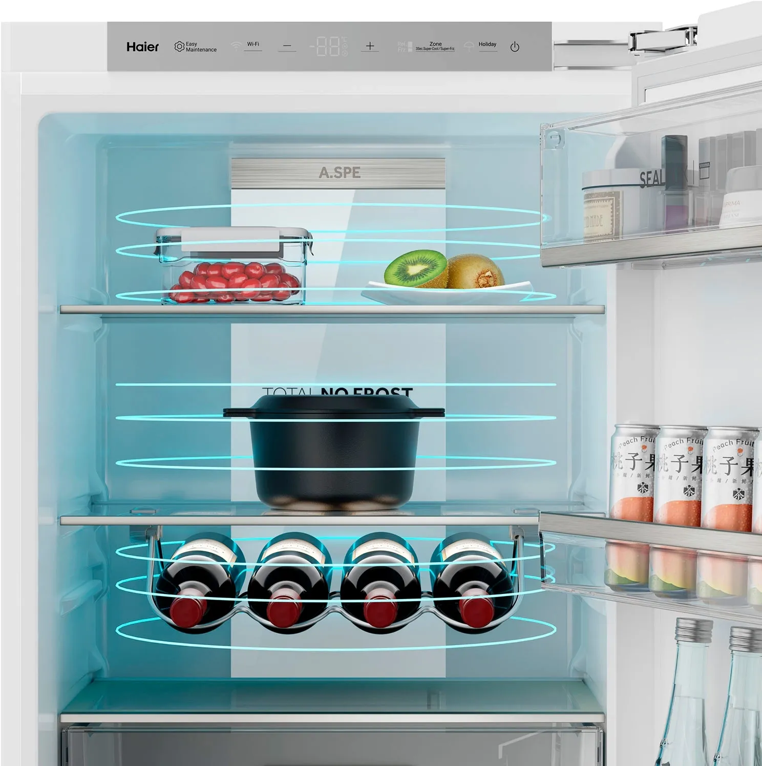 Холодильник Haier BCF5261WRU 2-хкамерн. белый инвертер
