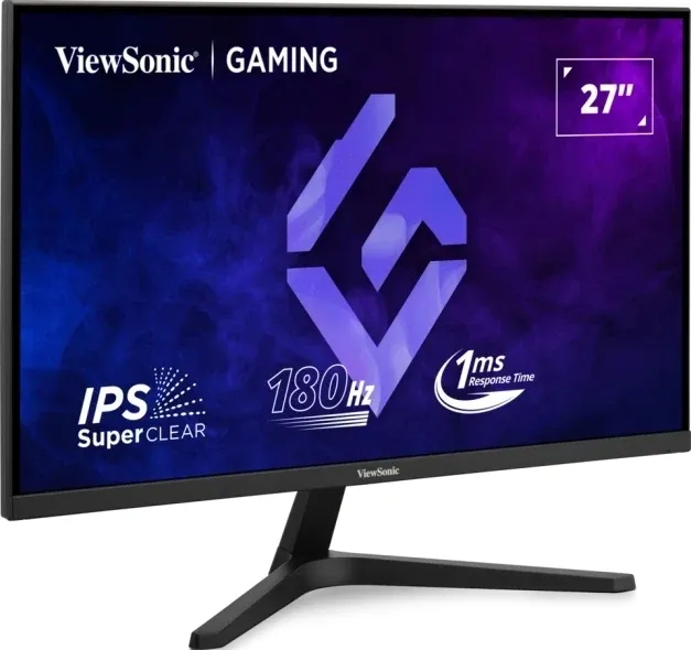 Монитор ViewSonic 27" VX27G1-HD черный IPS LED 1ms 16:9 HDMI матовая 1000:1 300cd 178гр/178гр 1920x1080 180Hz DP FHD 3.1кг