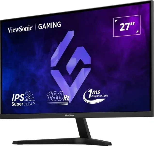 Монитор ViewSonic 27" VX27G1-HD черный IPS LED 1ms 16:9 HDMI матовая 1000:1 300cd 178гр/178гр 1920x1080 180Hz DP FHD 3.1кг