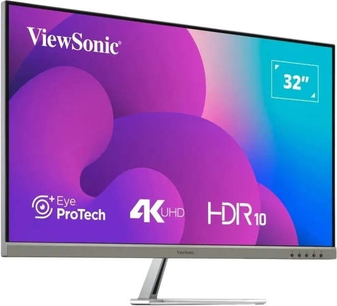 Монитор ViewSonic 31.5" VX3276-4K-MHD-2 черный VA LED 16:9 HDMI M/M матовая 350cd 178гр/178гр 3840x2160 DP 4K 6.9кг