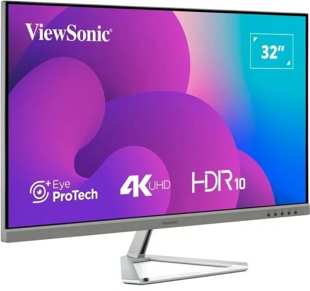 Монитор ViewSonic 31.5" VX3276-4K-MHD-2 черный VA LED 16:9 HDMI M/M матовая 350cd 178гр/178гр 3840x2160 DP 4K 6.9кг