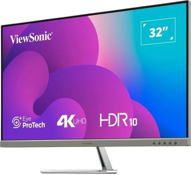 Монитор ViewSonic 31.5" VX3276-4K-MHD-2 черный VA LED 16:9 HDMI M/M матовая 350cd 178гр/178гр 3840x2160 DP 4K 6.9кг