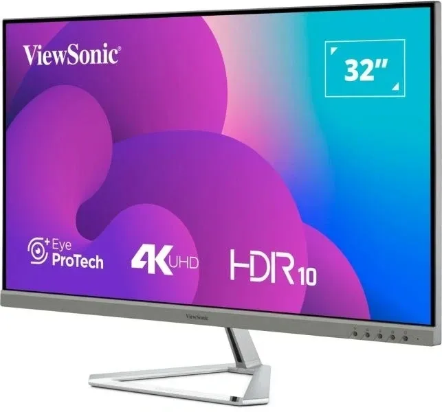 Монитор ViewSonic 31.5" VX3276-4K-MHD-2 черный VA LED 16:9 HDMI M/M матовая 350cd 178гр/178гр 3840x2160 DP 4K 6.9кг