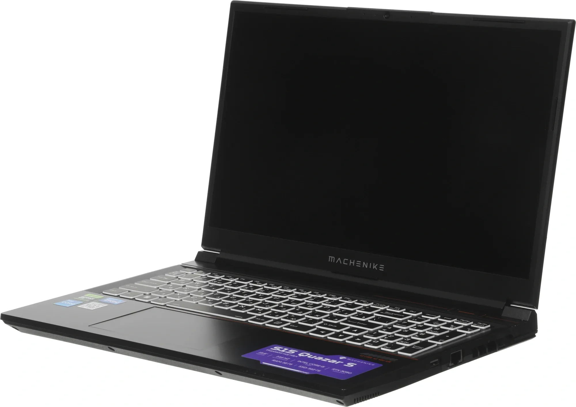 Ноутбук Machenike S15 Quazar S Core i5 12450H 16Gb SSD512Gb NVIDIA GeForce RTX 3050 4Gb 15.6