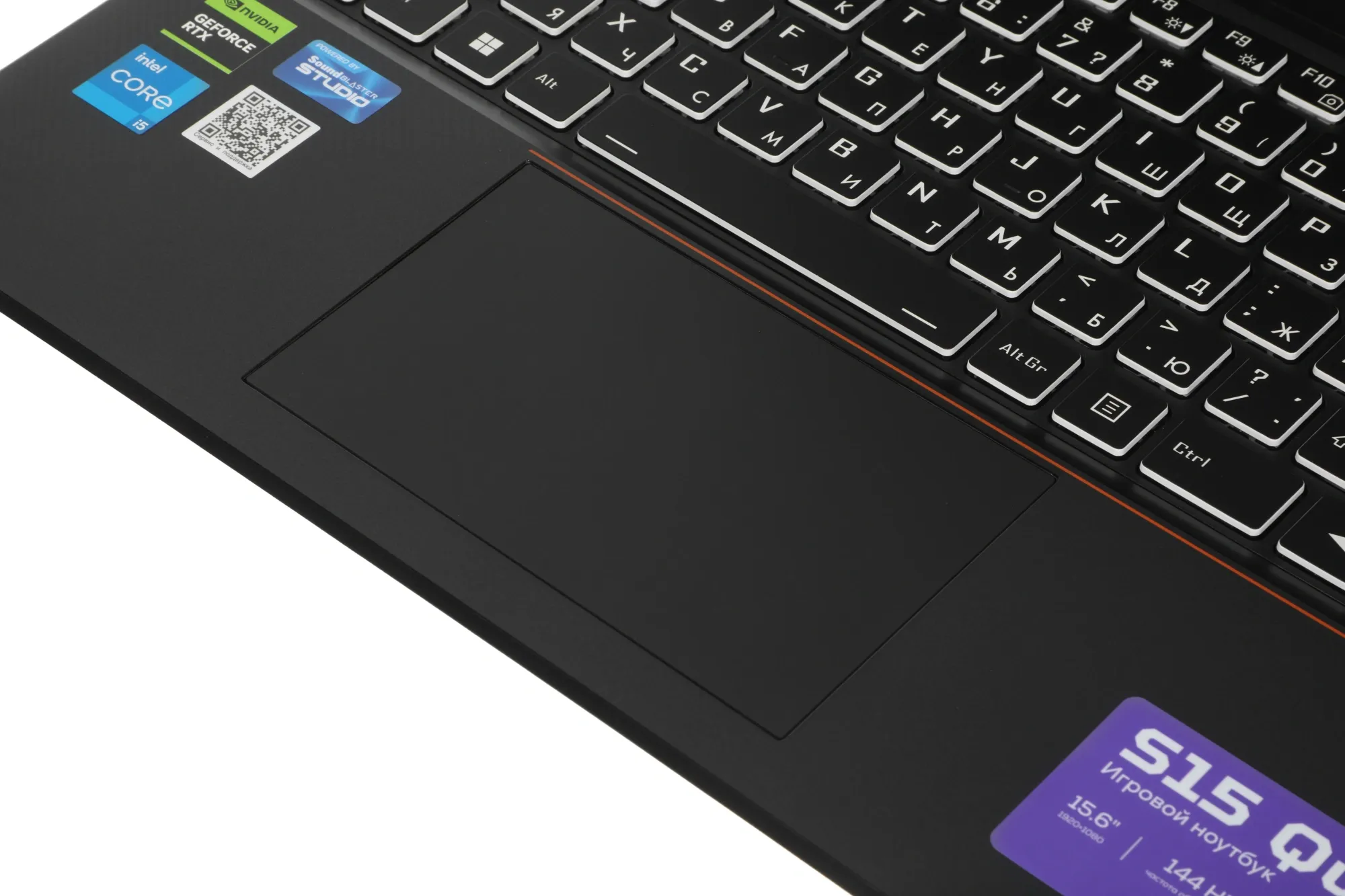 Ноутбук Machenike S15 Quazar S Core i5 12450H 16Gb SSD512Gb NVIDIA GeForce RTX 3050 4Gb 15.6