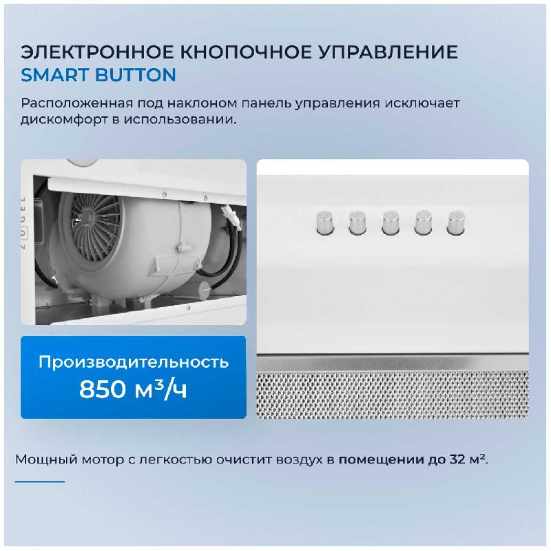 Вытяжка Zugel ZHI522W белая