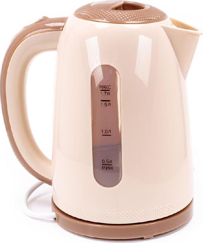 Чайник электрический DELTA DL-1106 beige (1,7л. пластик)