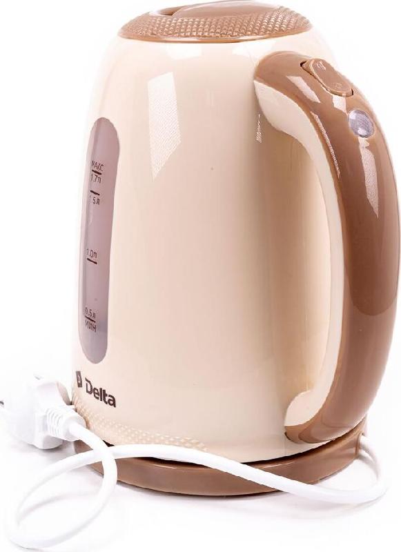 Чайник электрический DELTA DL-1106 beige (1,7л. пластик)
