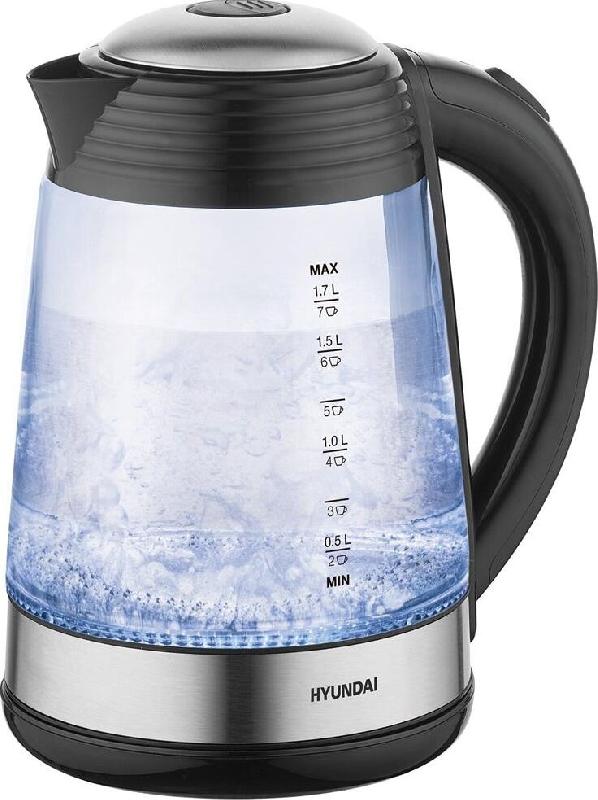 Чайник электрический HYUNDAI HYK-G3803 (1,7л. стекло)