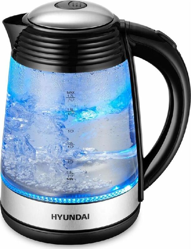 Чайник электрический HYUNDAI HYK-G3803 (1,7л. стекло)