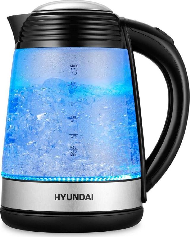 Чайник электрический HYUNDAI HYK-G3803 (1,7л. стекло)