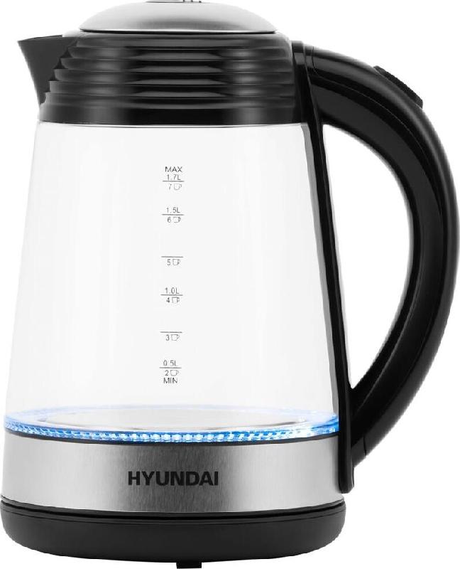 Чайник электрический HYUNDAI HYK-G3803 (1,7л. стекло)