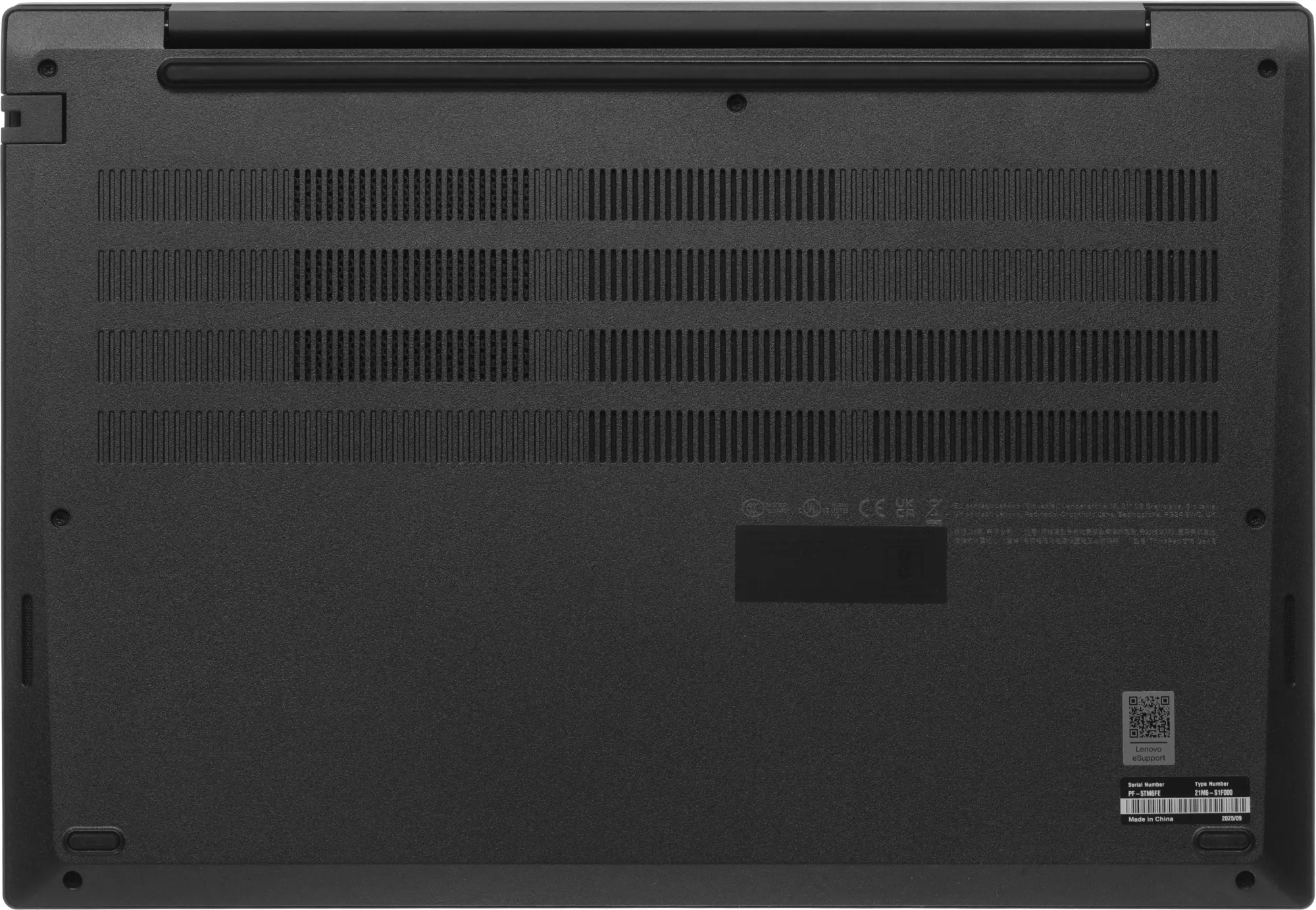 Ноутбук Lenovo ThinkPad E16 G2 Ryzen 7 7735U 32Gb SSD512Gb AMD Radeon 680M 16" IPS WUXGA (1920x1200) без ОС black WiFi BT Cam (21M6S1F000_32G)