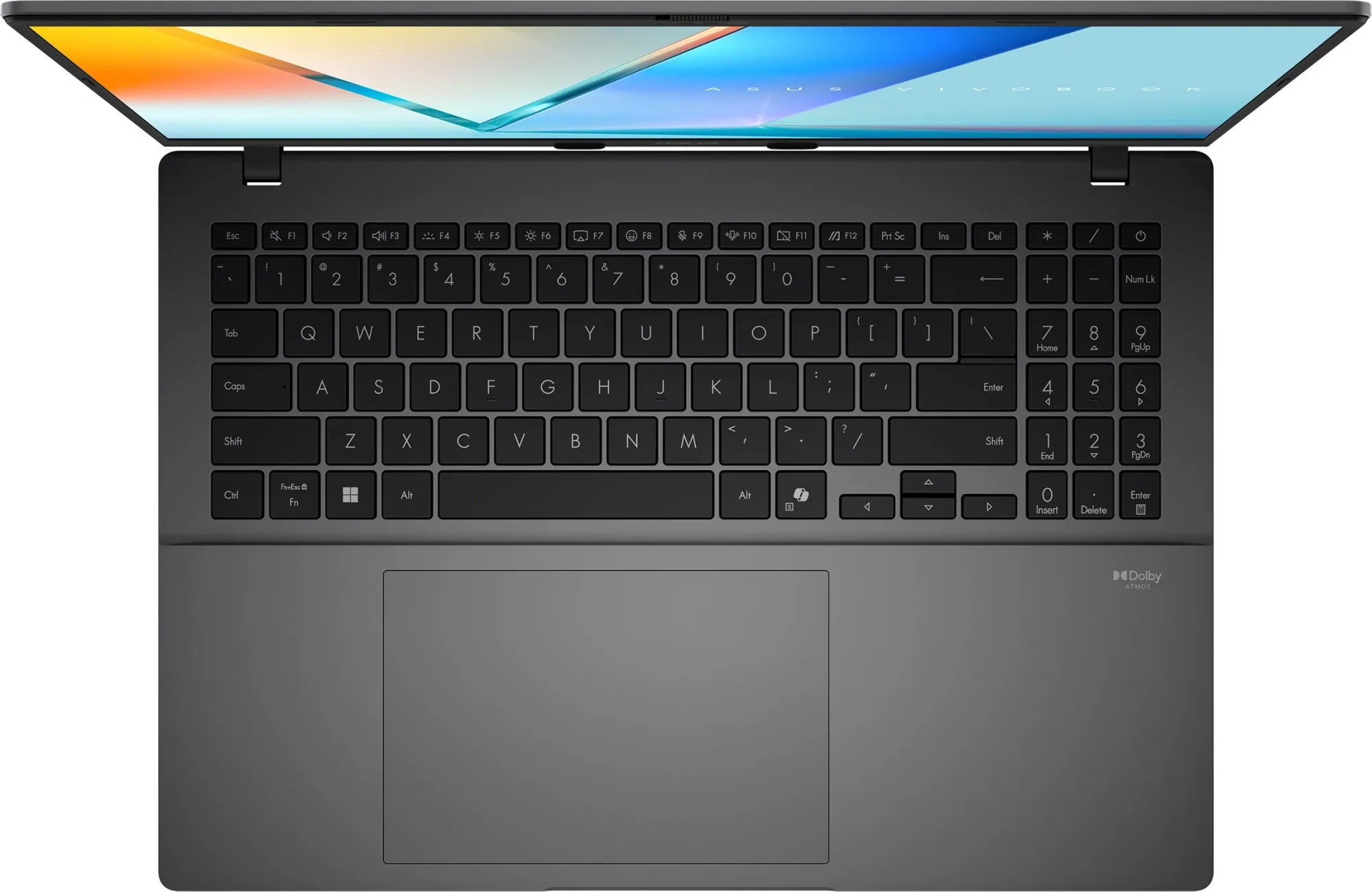 Ноутбук Asus VivoBook S16 S3607AA-SH112 Core Ultra 7 355 16Gb SSD1Tb Intel Graphics 16" OLED WUXGA (1920x1200) без ОС grey WiFi BT Cam (90NB1732-M007V0)