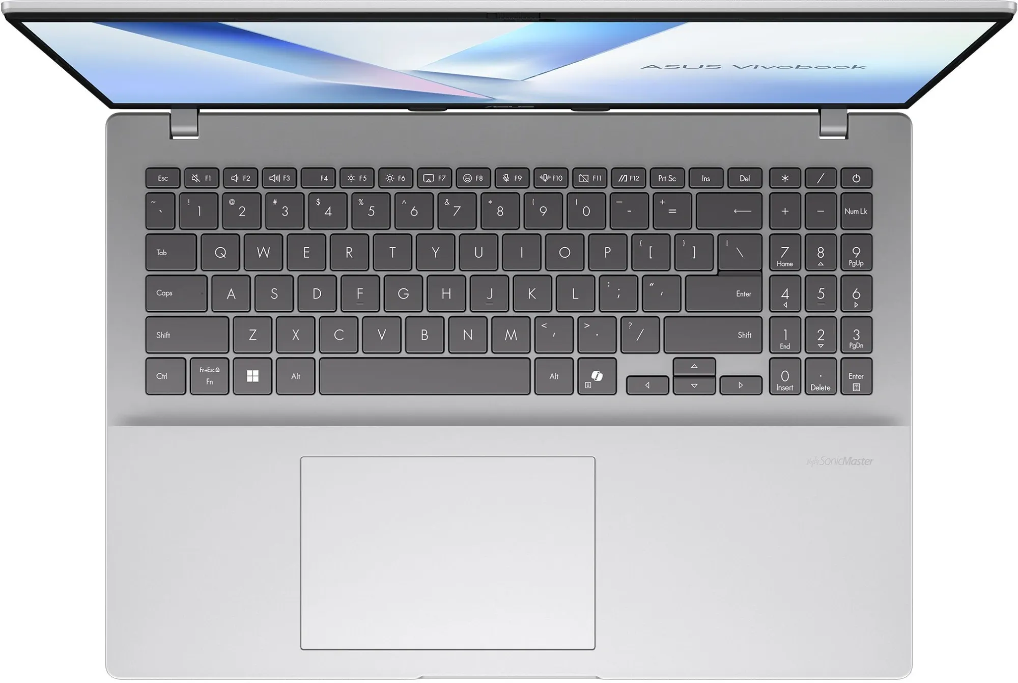 Ноутбук Asus VivoBook 16 X1607CA-MB271 Core Ultra 5 225H 16Gb SSD512Gb Intel Graphics 16" IPS WUXGA (1920x1200) без ОС silver WiFi BT Cam (90NB15A2-M00KY0)