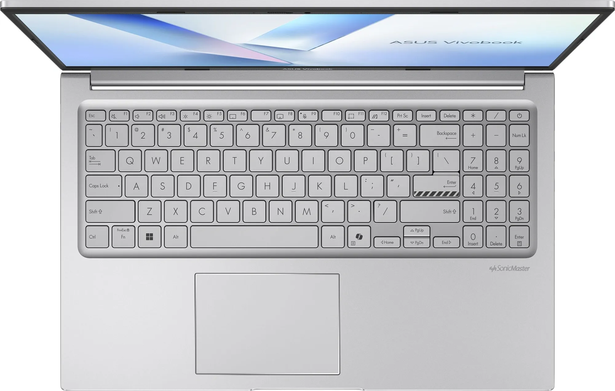 Ноутбук Asus Vivobook 15 X1504MA-BQ056 Core 3 310 8Gb SSD512Gb Intel Graphics 15.6" IPS FHD (1920x1080) без ОС silver WiFi BT Cam (90NB17I2-M01360)