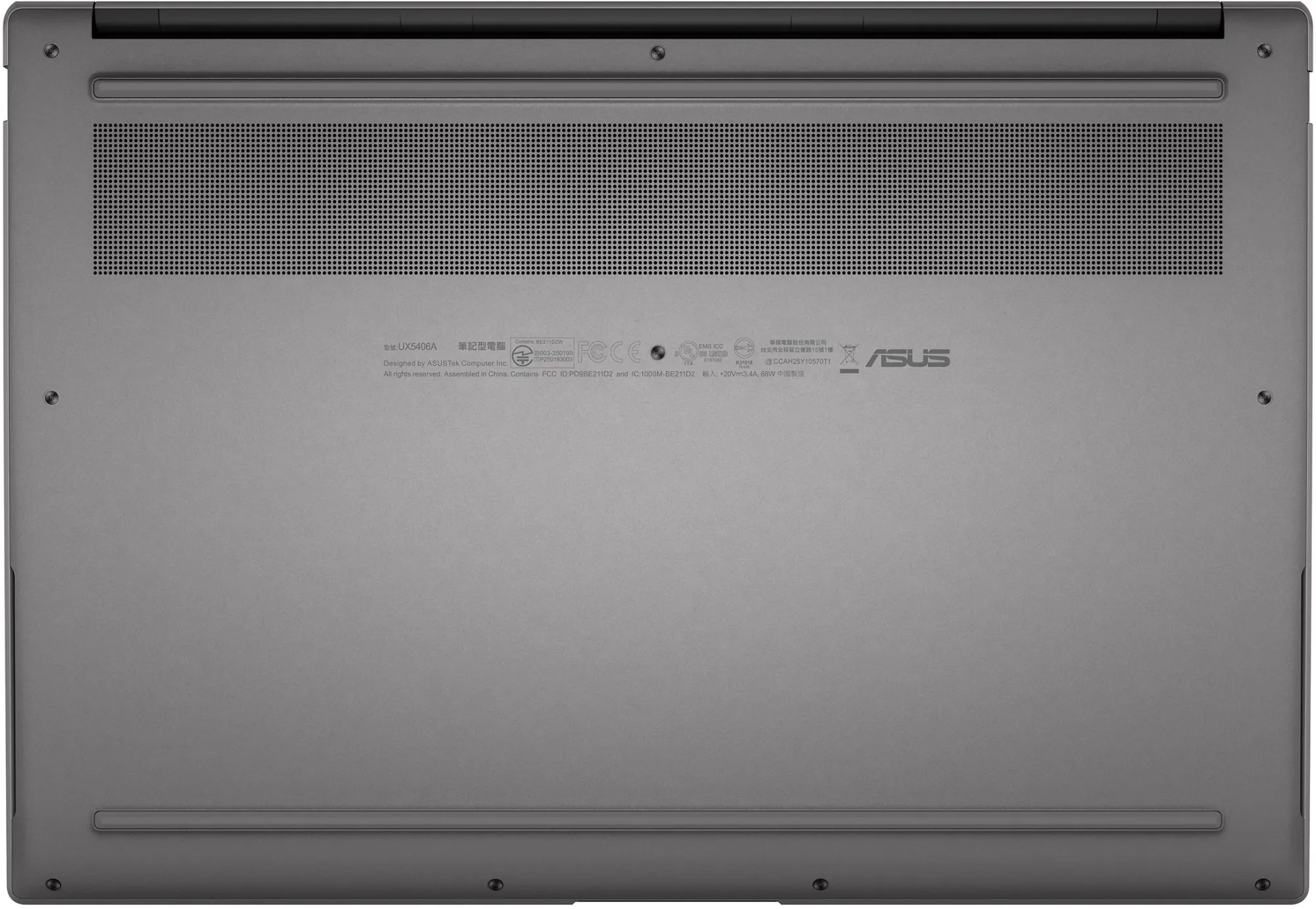 Ноутбук Asus Zenbook S 14 OLED UX5406AA-SW416W Core Ultra 7 355 32Gb SSD512Gb Intel Graphics 14" OLED 3K (2880x1800) Windows 11 Home l.grey WiFi BT Cam Bag (90NB16Q6-M00LJ0)