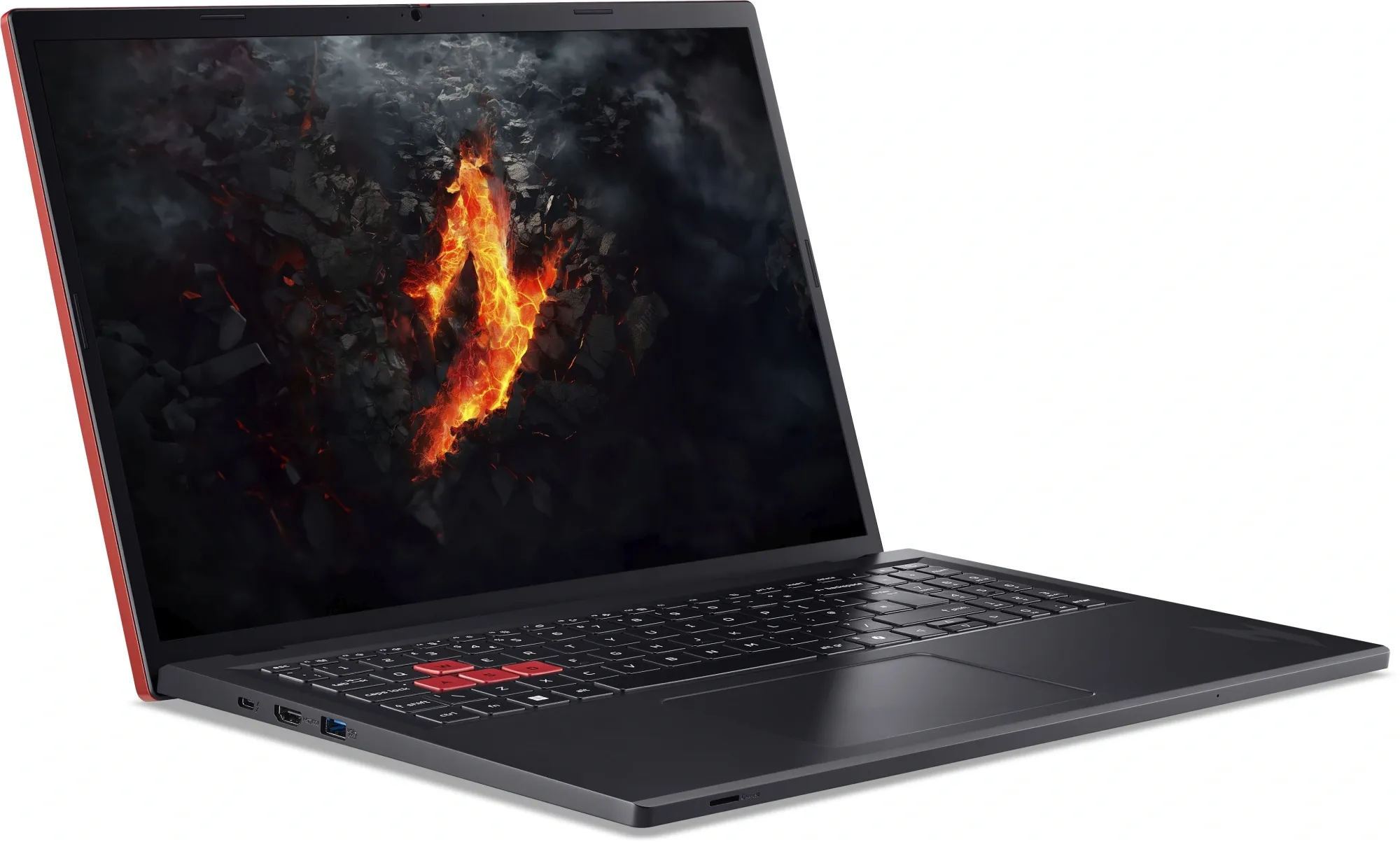 Ноутбук Acer Nitro Lite 16 NL16-71G-55EB Core i5 13420H 16Gb SSD512Gb NVIDIA GeForce RTX 3050 6Gb 16" IPS WUXGA (1920x1200) без ОС red WiFi BT Cam (NH.D2AER.001)