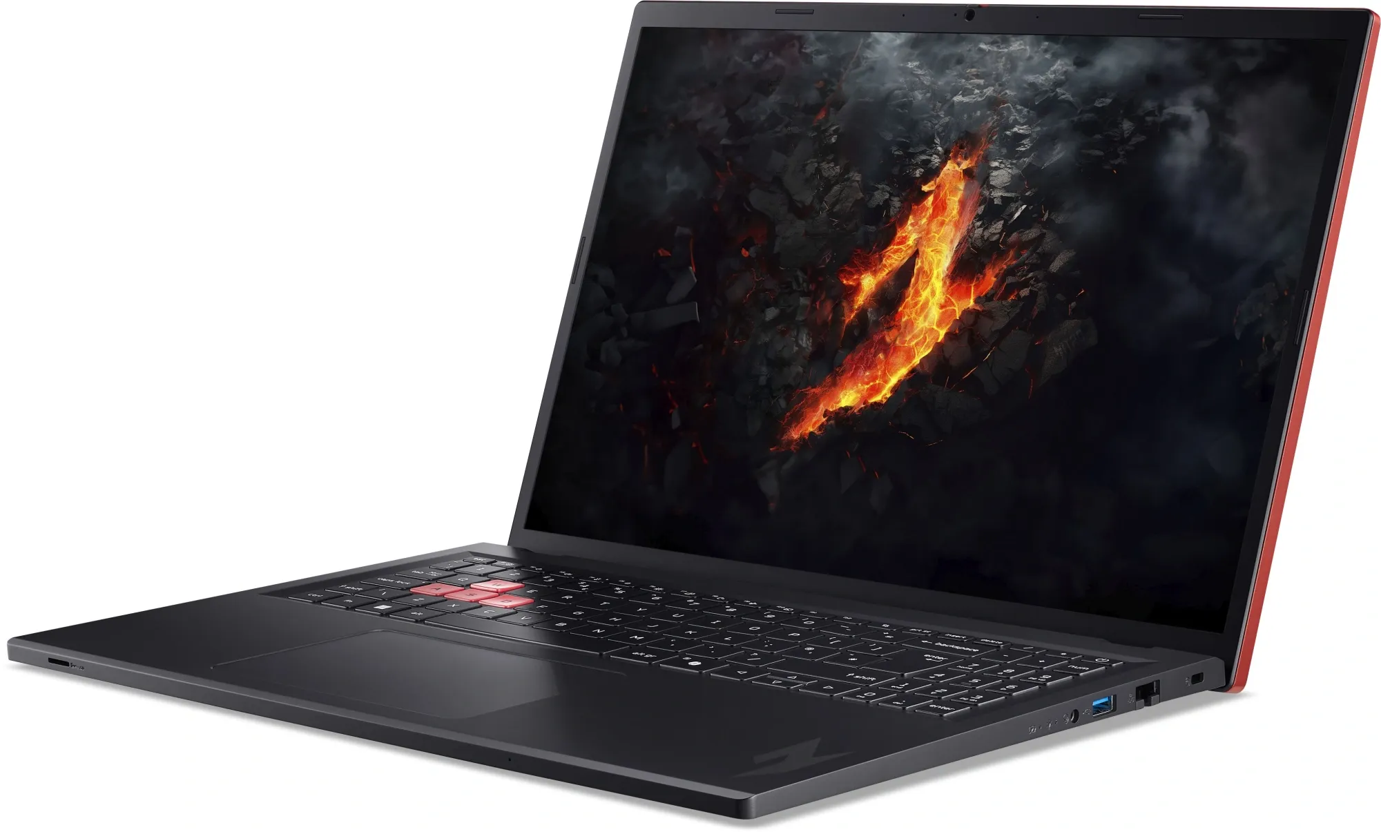 Ноутбук Acer Nitro Lite 16 NL16-71G-55EB Core i5 13420H 16Gb SSD512Gb NVIDIA GeForce RTX 3050 6Gb 16" IPS WUXGA (1920x1200) без ОС red WiFi BT Cam (NH.D2AER.001)