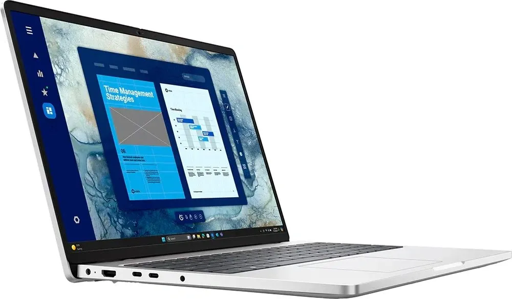 Ноутбук Dell Pro 16 Core Ultra 5 235U 16Gb SSD512Gb Intel Graphics 16" IPS FHD+ (1920x1200) Windows 11 Pro silver WiFi BT Cam (PRO16-5654)