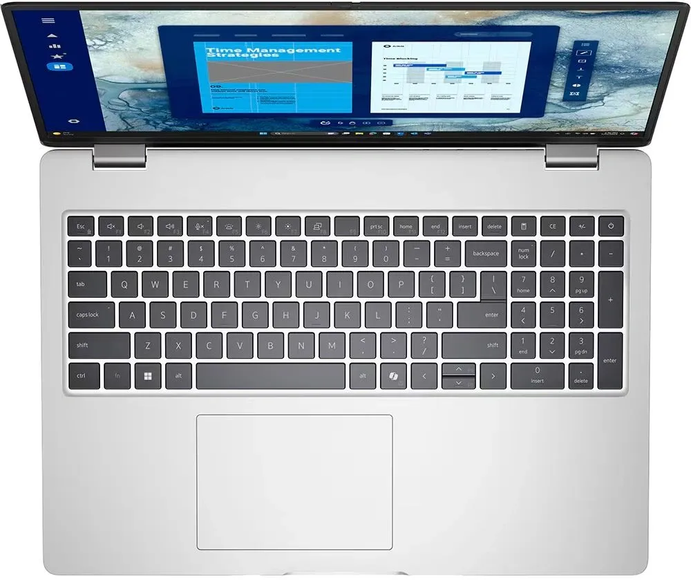Ноутбук Dell Pro 16 Core Ultra 5 235U 16Gb SSD512Gb Intel Graphics 16" IPS FHD+ (1920x1200) Windows 11 Pro silver WiFi BT Cam (PRO16-5654)
