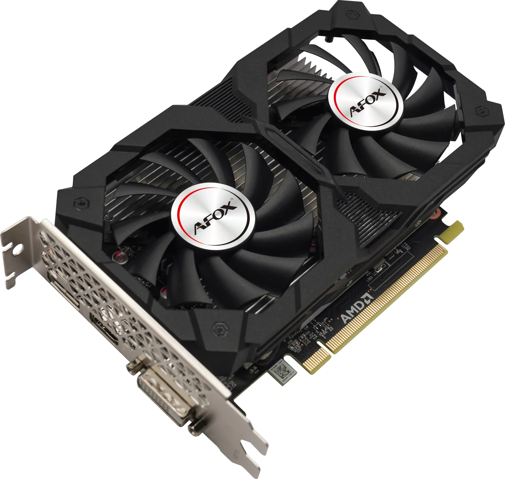 Видеокарта Afox PCI-E 3.0 AFRX550-8192D5H2-V2 AMD Radeon RX 550 8Gb 128bit GDDR5 1183/6000 DVIx1 HDMIx1 DPx1 HDCP Ret