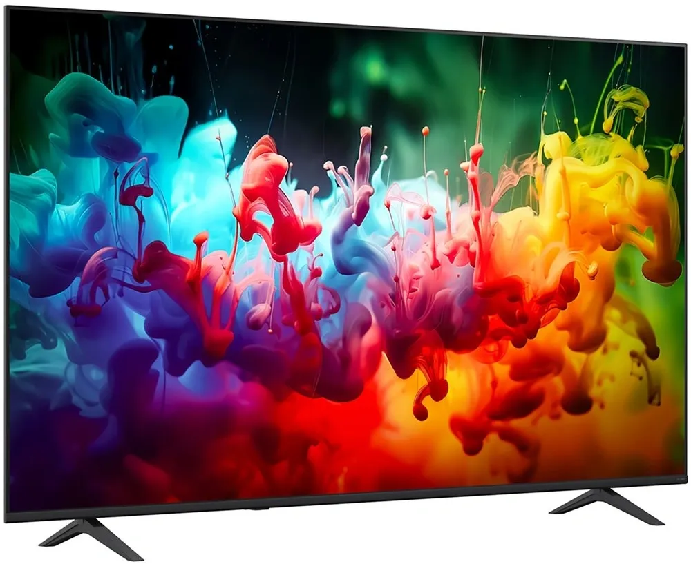 Телевизор LED LG 75" 75QNED70B6A.ARUG черный титан 4K Ultra HD 60Hz DVB-T DVB-T2 DVB-C DVB-S DVB-S2 USB WiFi Smart TV