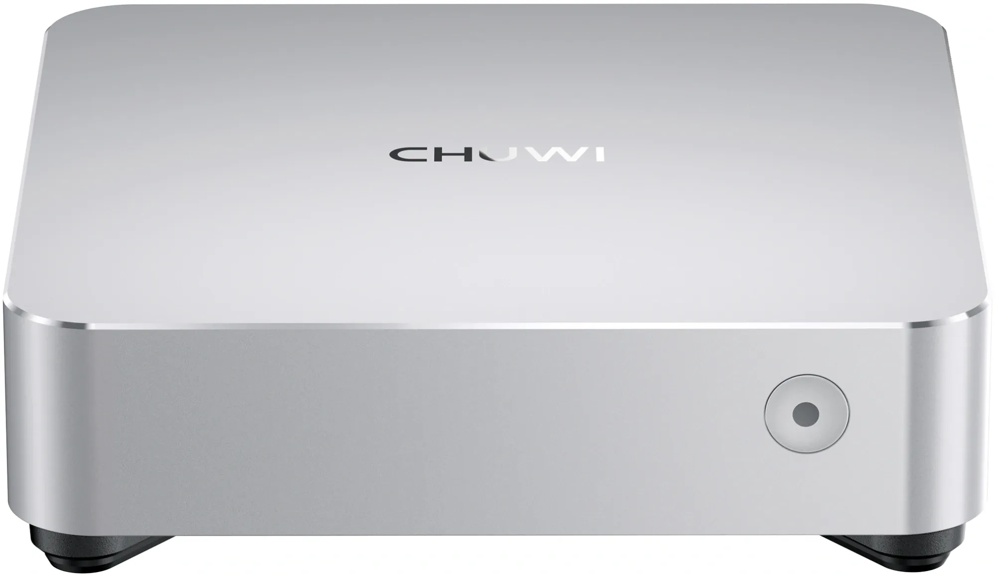 ПК Мини Chuwi AuBox Ryzen 7 8745HS (3.8) 780M без ОС 2x2.5GbitEth WiFi BT 120W серебристый/черный